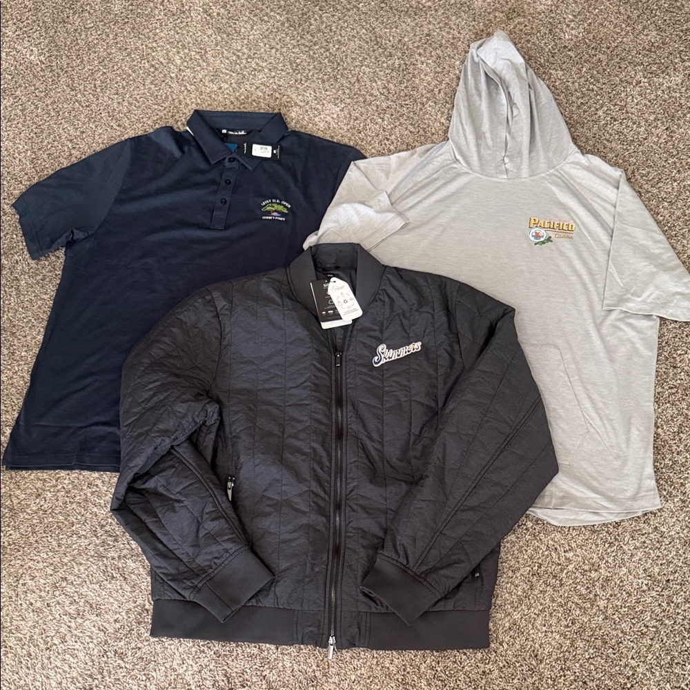 Black Quilted Bomber Jacket - Men's Lightweight Zip-Up